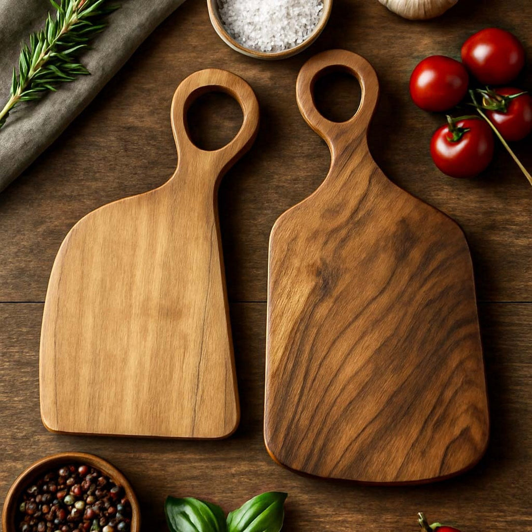 ahsap sunum tahtasi ceviz doku ve modern tasarim vornom