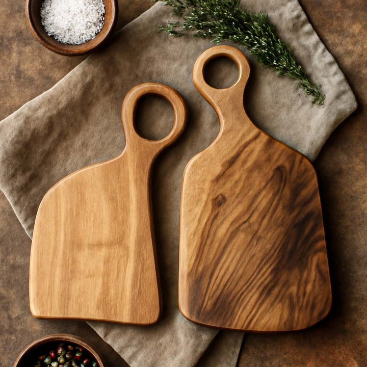 ahsap sunum tahtasi ikili set asimetrik ve estetik tasarim vornom 