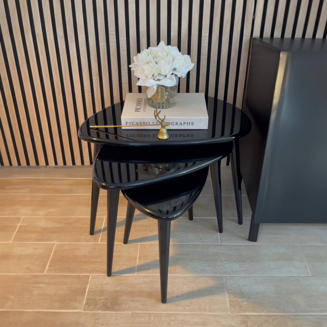 lake siyah 3lu zigon sehpa takimi modern ve kullanisli ahsap zigon sehpa tasarimi ev dekorasyonu icin ideal vornom