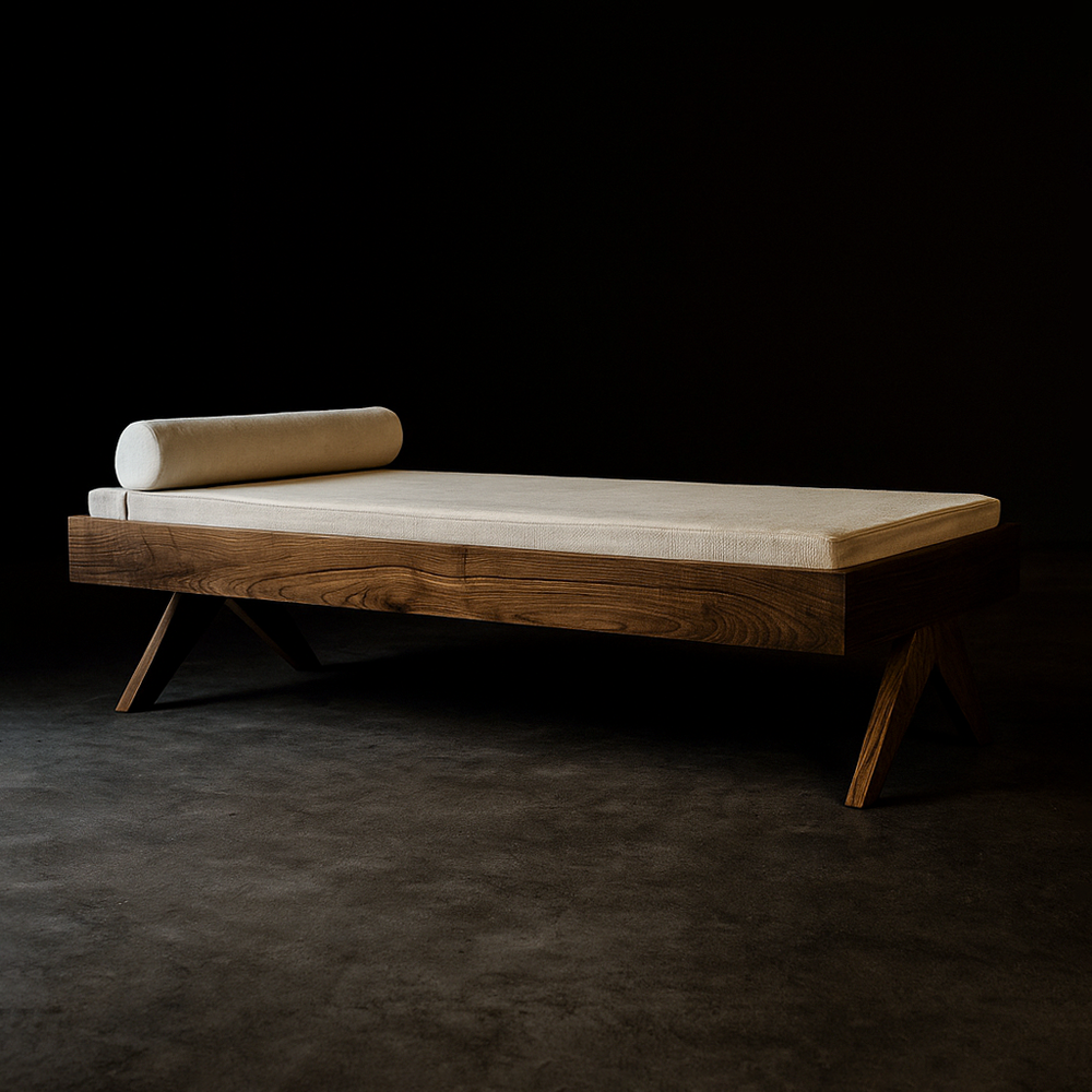 daybed yatak masif ceviz mobilya