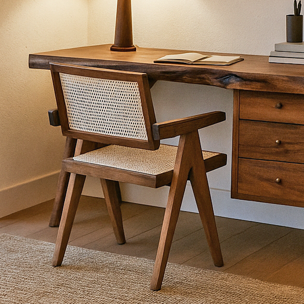 dogal ahsap ceviz hazeran sandalye